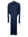 Beautiful People Size P Blue Modal & Spandex Sleeveless Waffle Knit Dress Set Blue / P
