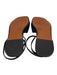 Madewell Shoe Size 8 Navy Blue Leather & Textile Upper Denim Flat Sandals Navy Blue / 8