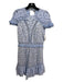 Saylor Size Small Pale Blue Nylon Blend Lace Overlay Short Sleeve Dress Pale Blue / Small