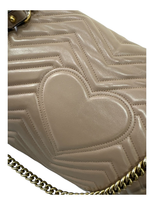 Gucci Manderine Leather Quilted Top Flap Gold Hardware Logo Bag Manderine / L