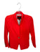 J. Crew Size 0P Neon Orange Wool One Button Blazer Neon Orange / 0P