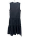 By Malene Birger Size 34 Black Cotton Blend Sleeveless Drop Waist Maxi Dress Black / 34