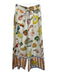 Alemais Size 4 Cream, Orange &  Mustard Linen Sleeveless Fruit & Food Pant Set Cream, Orange &  Mustard / 4