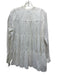 Aspesi Size 40 White Linen Long Sleeve Button Front Tiered Tunic Top White / 40