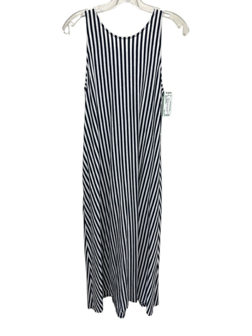M.D.S Stripes Size 1 Navy & white Cotton Vertical Stripes Sleeveless Maxi Dress Navy & white / 1