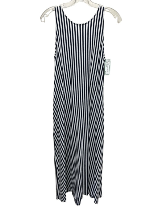 M.D.S Stripes Size 1 Navy & white Cotton Vertical Stripes Sleeveless Maxi Dress Navy & white / 1