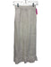 Sleeper Size S White Linen Elastic Waist Flounce Hem Long Sleeve Pants Set White / S
