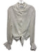 Sleeper Size S White Linen Elastic Waist Flounce Hem Long Sleeve Pants Set White / S
