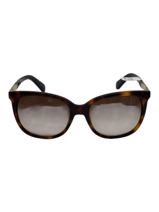 Kate Spade Brown & Black Acetate Tortoise shell Square Gradient Lens Sunglasses Brown & Black