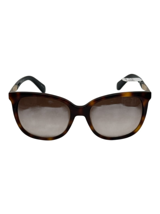 Kate Spade Brown & Black Acetate Tortoise shell Square Gradient Lens Sunglasses Brown & Black