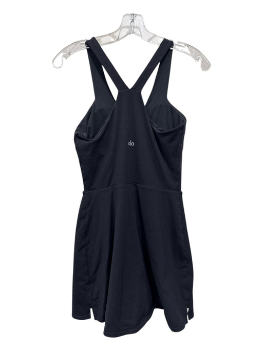 Alo Yoga Size S Black Synthetic Sleeveless Athletic Dress Black / S