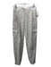 Athleta Size 6T Grey & Slate Polyester Blend Drawstring Waist Abstract Pants Grey & Slate / 6T
