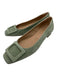 Ann Mashburn Shoe Size 36.5 Sage green Leather Suede Block Heel Flats Sage green / 36.5