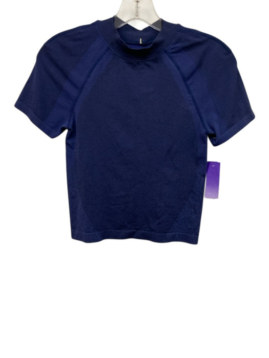 Lululemon Size 4 Navy Synthetic Athletic Cap Sleeve Top Navy / 4