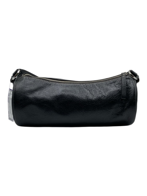 Kate Spade Black Synthetic Zip Close Shoulder Strap Barrel Bag Black / Small