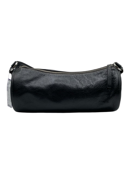 Kate Spade Black Synthetic Zip Close Shoulder Strap Barrel Bag Black / Small