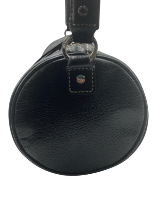 Kate Spade Black Synthetic Zip Close Shoulder Strap Barrel Bag Black / Small