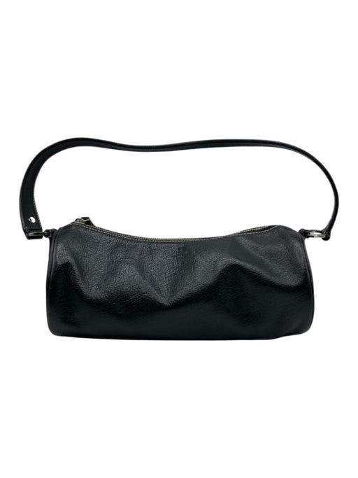 Kate Spade Black Synthetic Zip Close Shoulder Strap Barrel Bag Black / Small