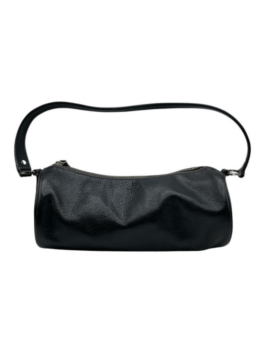 Kate Spade Black Synthetic Zip Close Shoulder Strap Barrel Bag Black / Small