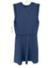 Zara Size M Blue Poly Blend Sleeveless Knee Length Dress Blue / M