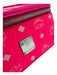 MCM Neon Pink & White Pebble Leather Top Handle Zip Around silver hardware Bag Neon Pink & White / S