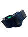 Prada Navy Polyester Blend Silvertone hardware Woven Logo Belts Navy