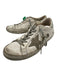 Golden Goose Shoe Size 36 White & Gray Leather Suede Low Top Lace Up Sneakers White & Gray / 36