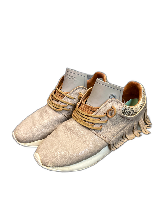 Esse Ut Esse Shoe Size 36 Brown Leather Almond Toe lace up Fringe Sneaker Shoes Brown / 36