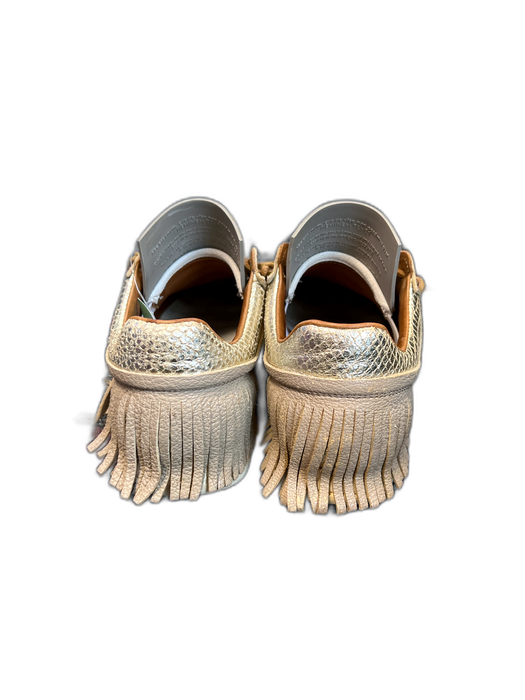 Esse Ut Esse Shoe Size 36 Brown Leather Almond Toe lace up Fringe Sneaker Shoes Brown / 36