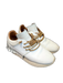 Esse Ut Esse Shoe Size 37 White Leather Almond Toe lace up Fringe Sneaker Shoes White / 37