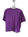 Aviator Nation Size L Purple Polyester & Cotton Crew Neck Short Sleeve Top Purple / L