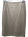 Akris Size 8 Taupe Biege Wool Heathered Knee Length Straight Pencil Skirt Skirt Taupe Biege / 8