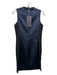 Rag & Bone Size 2 Navy Blue & Black Triacetate Blend Front Zip Sleeveless Dress Navy Blue & Black / 2