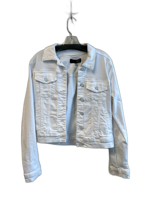Kut From The Kloth Size S White Cotton Long Sleeve solid color Collar Jacket White / S
