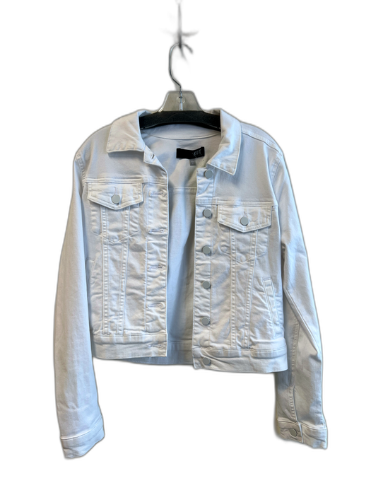 Kut From The Kloth Size S White Cotton Long Sleeve solid color Collar Jacket White / S