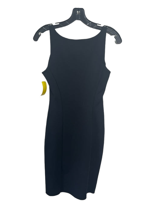 The Row Size XS Black Nylon Elastane Square Neck Sleeves Bodycon Dress Black / XS