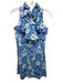 Tuckernuck Size XS Light Blue, Blue & White Cotton Sleeveless Floral Dress Light Blue, Blue & White / XS