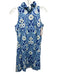 Tuckernuck Size XS Light Blue, Blue & White Cotton Sleeveless Floral Dress Light Blue, Blue & White / XS