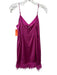 Cami NYC Size 2 Fuchsia Polyester Spaghetti Strap V Neck Princess Seams Dress Fuchsia / 2