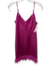 Cami NYC Size 2 Fuchsia Polyester Spaghetti Strap V Neck Princess Seams Dress Fuchsia / 2