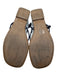Schutz Shoe Size 8.5 Navy & Blue Leather Knot Wrap Sandal Sandals Navy & Blue / 8.5