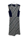 Tory Burch Size 2 Blue & Multi Acrylic, Polyester, Wool Sleeveless tweed Dress Blue & Multi / 2