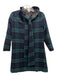 Tuckernuck Size XS Teal & Multi Wool & Polyester Tartan Tie Detail Dress Teal & Multi / XS