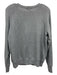 LNA Size XS Gray & Rainbow Tencel Long Sleeve Crew Neck Brush Sweater Top Gray & Rainbow / XS