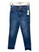 DL1961 Size 26 Medium Wash Cotton Zip Front Mid Rise Distressed Detail Jeans Medium Wash / 26