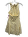 Sovere / Size S Butter Yellow Cotton & Rayon Sleeveless Textured Mini Dress Butter Yellow / S