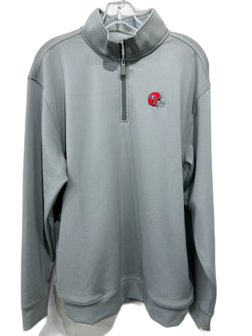 Onward Reserve Size L Gray Polyethylene Solid Quarter Zip Men's Jacket Gray / L