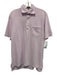Sid Mashburn Size M Purple Cotton Solid Polo front pocket Men's Short Sleeve Purple / M