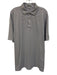 Peter Millar Size L Pink & Blue Synthetic Striped Polo Men's Short Sleeve Pink & Blue / L