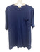 Peter Millar Size L Blue Cotton Blend Solid T shirt front pocket Short Sleeve Blue / L